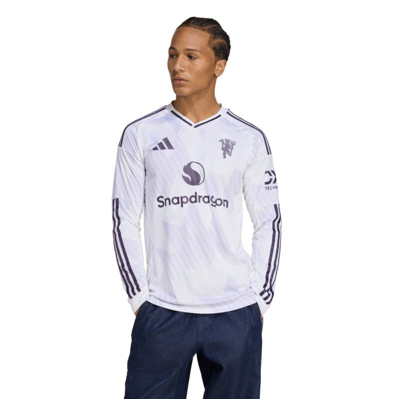 Manchester United adidas Away Replica Shirt 2025-26 - Long Sleeve