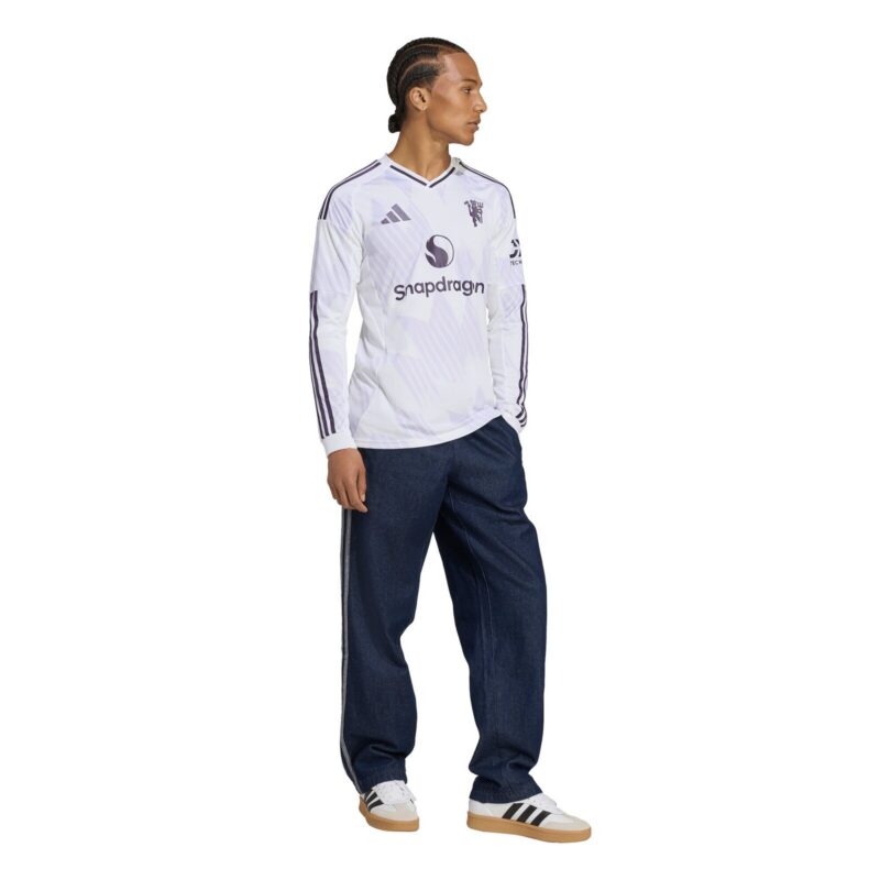 Manchester United adidas Away Replica Shirt 2025-26 - Long Sleeve
