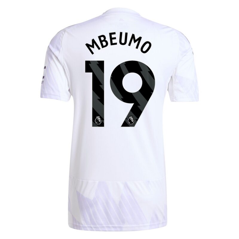 Manchester United adidas Away Shirt 2025-26 with Mbeumo 19 printing
