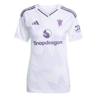 Manchester United adidas Away Shirt 2025-26 - Womens with Šeško 30 printing