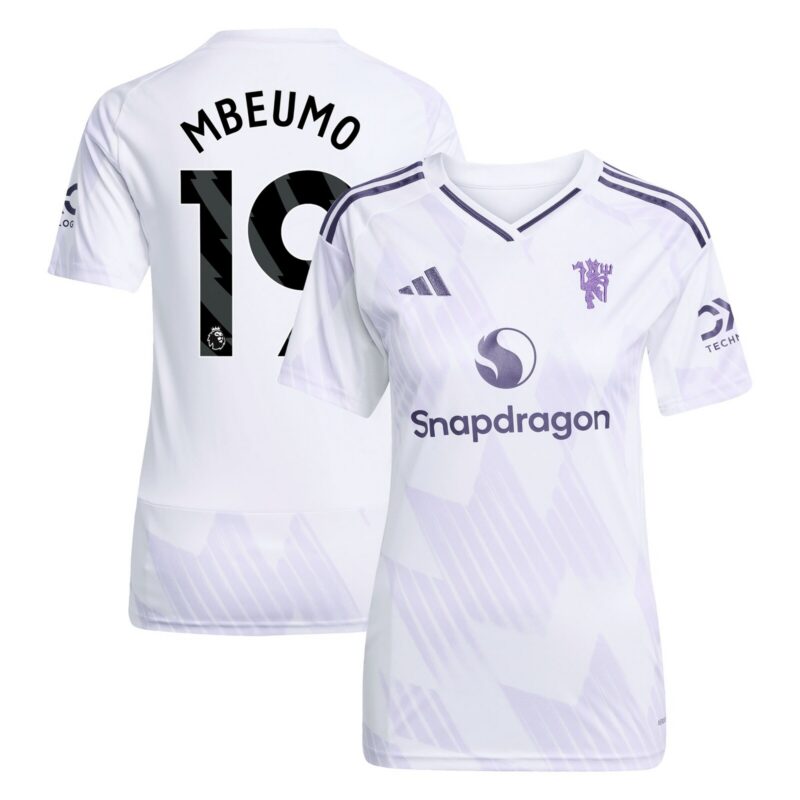 Manchester United adidas Away Shirt 2025-26 - Womens with Mbeumo 19 printing