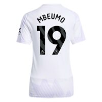 Manchester United adidas Away Shirt 2025-26 - Womens with Mbeumo 19 printing