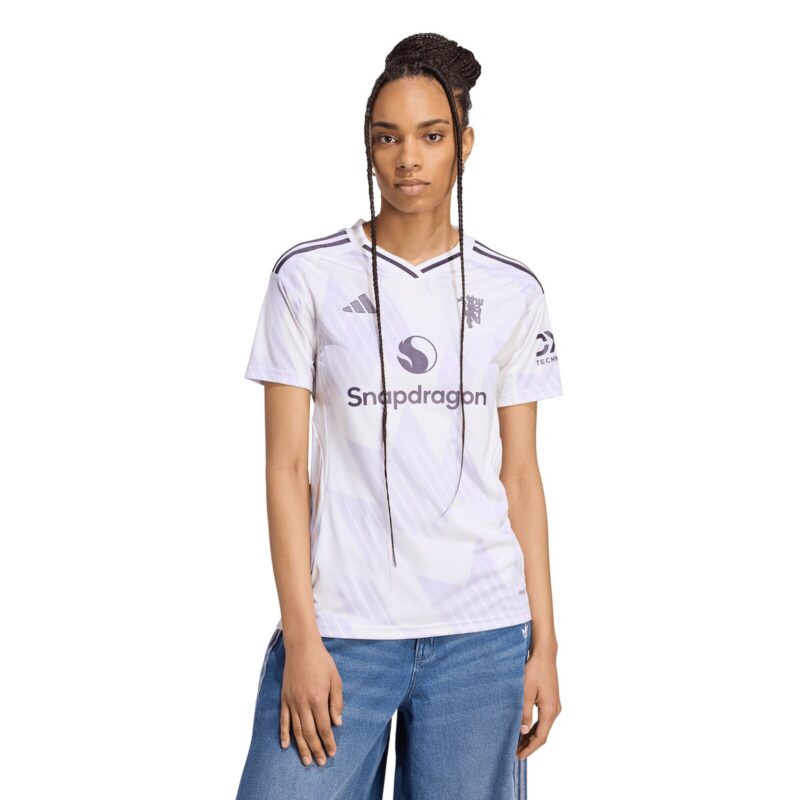 Manchester United adidas Away Replica Shirt 2025-26 - Womens