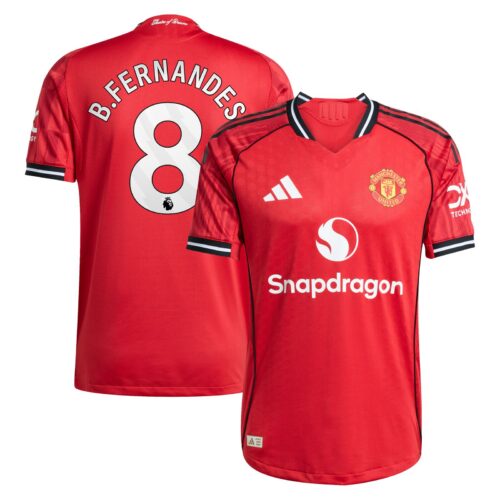 A2B image: manchester-united-adidas-home-authentic-shirt-2025-26-with-b-fernandes-8-printing Manchester United adidas Home Authentic Shirt 2025-26 with B. Fernandes 8 printing