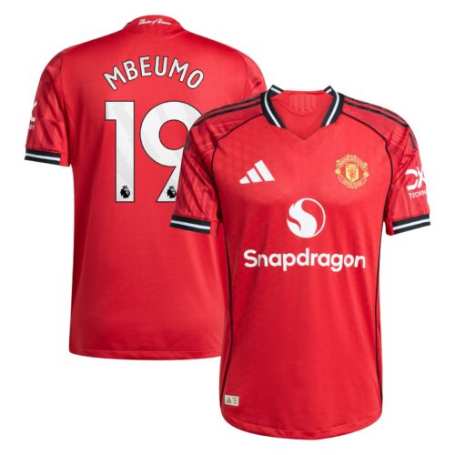 A2B image: manchester-united-adidas-home-authentic-shirt-2025-26-with-mbeumo-19-printing Manchester United adidas Home Authentic Shirt 2025-26 with Mbeumo 19 printing