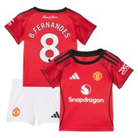 A2B image: manchester-united-adidas-home-babykit-2025-26-with-b-fernandes-8-printing Manchester United adidas Home Babykit 2025-26 with B. Fernandes 8 printing