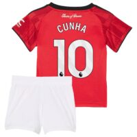 A2B image: manchester-united-adidas-home-babykit-2025-26-with-cunha-10-printing Manchester United adidas Home Babykit 2025-26 with Cunha 10 printing