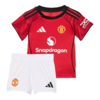 Manchester United adidas Home Babykit 2025-26 with Mainoo 37 printing
