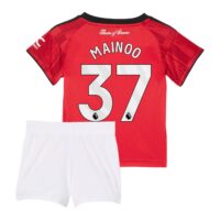 Manchester United adidas Home Babykit 2025-26 with Mainoo 37 printing