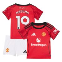 Manchester United adidas Home Babykit 2025-26 with Mbeumo 19 printing
