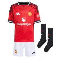 A2B image: manchester-united-adidas-home-minikit-2025-26-with-mainoo-37-printing Manchester United adidas Home Minikit 2025-26 with Mainoo 37 printing