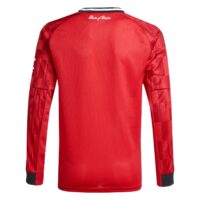 A2B image: manchester-united-adidas-home-replica-shirt-2025-26-kids-long-sleeve Manchester United adidas Home Replica Shirt 2025-26 - Kids - Long Sleeve