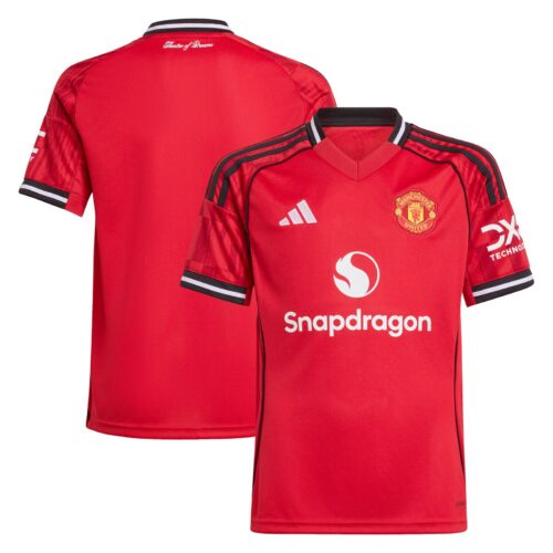 Manchester United adidas Home Replica Shirt 2025-26 - Kids