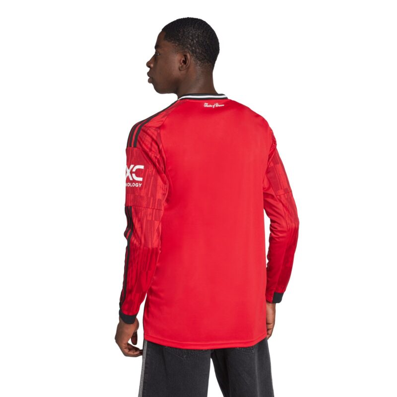 Manchester United adidas Home Replica Shirt 2025-26 - Long Sleeve