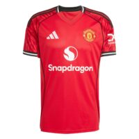 A2B image: manchester-united-adidas-home-shirt-2025-26-with-b-fernandes-8-printing Manchester United adidas Home Shirt 2025-26 with B. Fernandes 8 printing