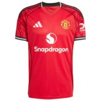Manchester United adidas Home Replica Shirt 2025-26 with Cunha 10 printing