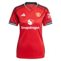 Manchester United adidas Home Shirt 2025-26 - Womens with B. Fernandes 8 printing