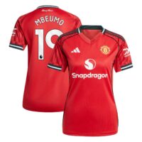 Manchester United adidas Home Shirt 2025-26 - Womens with Mbeumo 19 printing