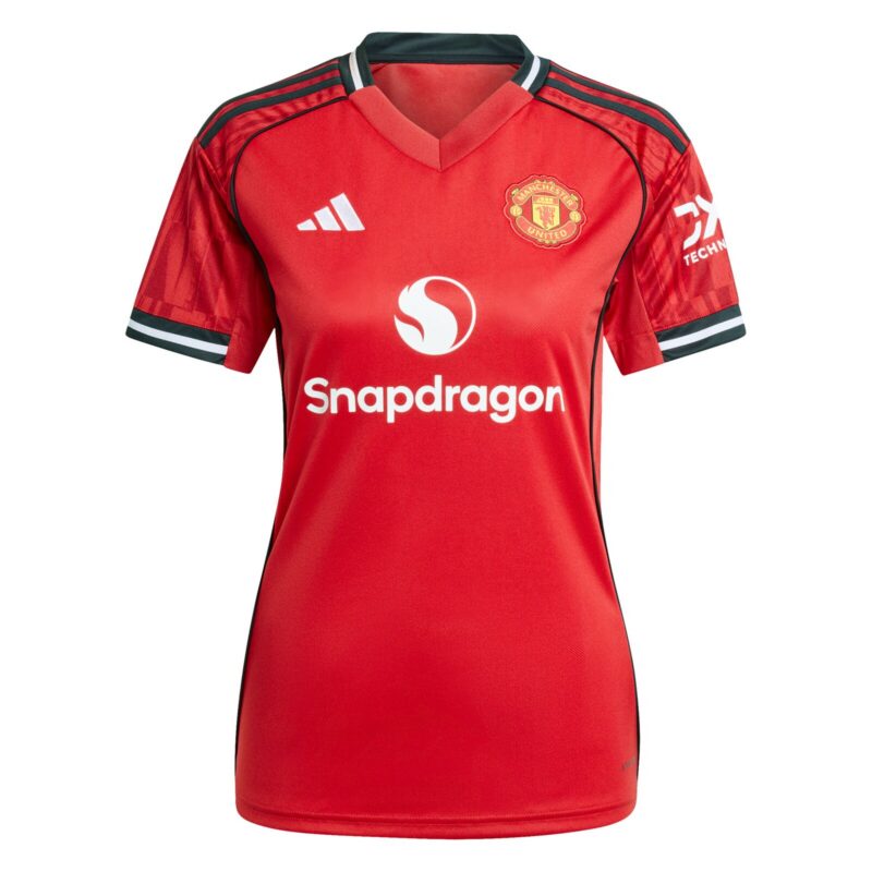 Manchester United adidas Home Shirt 2025-26 - Womens with Mbeumo 19 printing