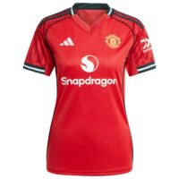 Manchester United adidas Home Shirt 2025-26 - Womens with Toone 7 printing