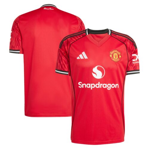 A2B image: manchester-united-adidas-home-replica-shirt-2025-26 Manchester United adidas Home Replica Shirt 2025-26