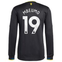 Manchester United adidas Third Authentic Shirt 2025-26 - Long sleeve with Mbeumo 19 printing