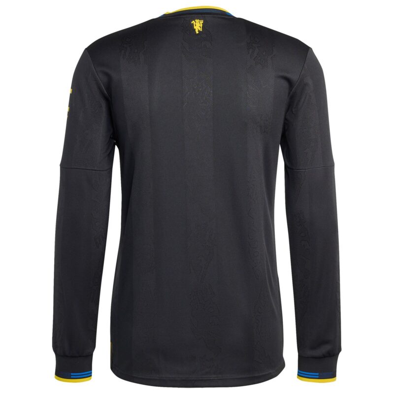 Manchester United adidas Third Authentic Replica Shirt 2025-26 - Long Sleeve