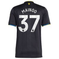 Manchester United adidas Third Authentic Shirt 2025-26 with Mainoo 37 printing