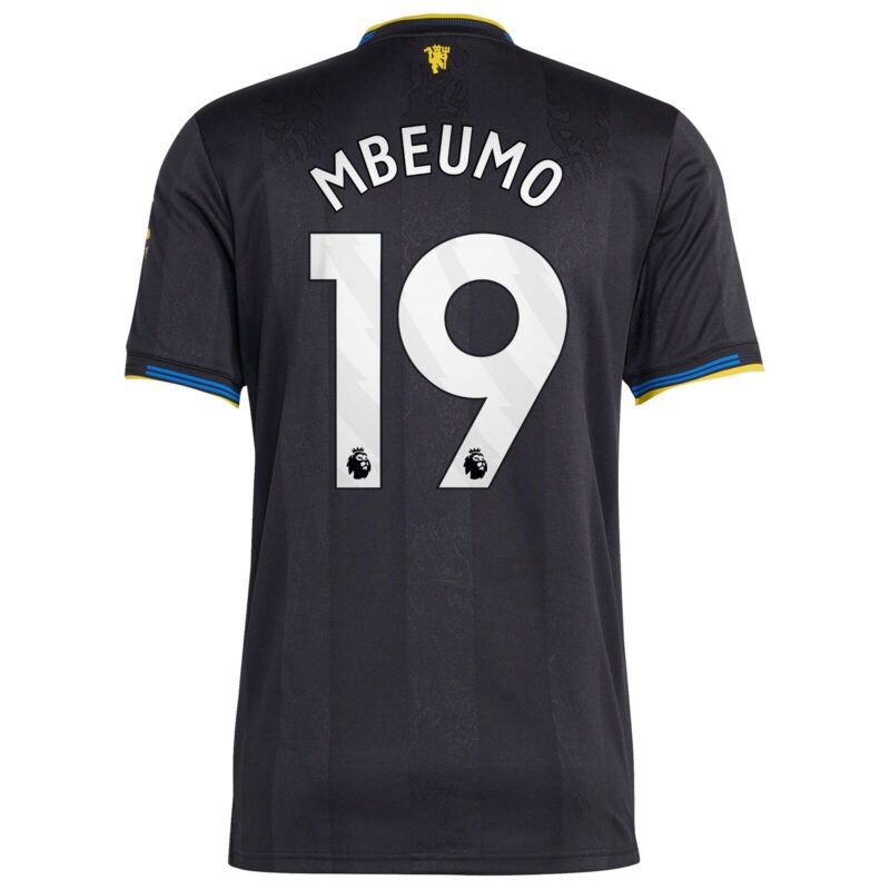 Manchester United adidas Third Authentic Shirt 2025-26 with Mbeumo 19 printing
