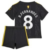 Manchester United adidas Third Babykit 2025-26 with B. Fernandes 8 printing