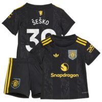 A2B image: manchester-united-adidas-third-babykit-2025-26-with-sesko-30-printing Manchester United adidas Third Babykit 2025-26 with Šeško 30 printing