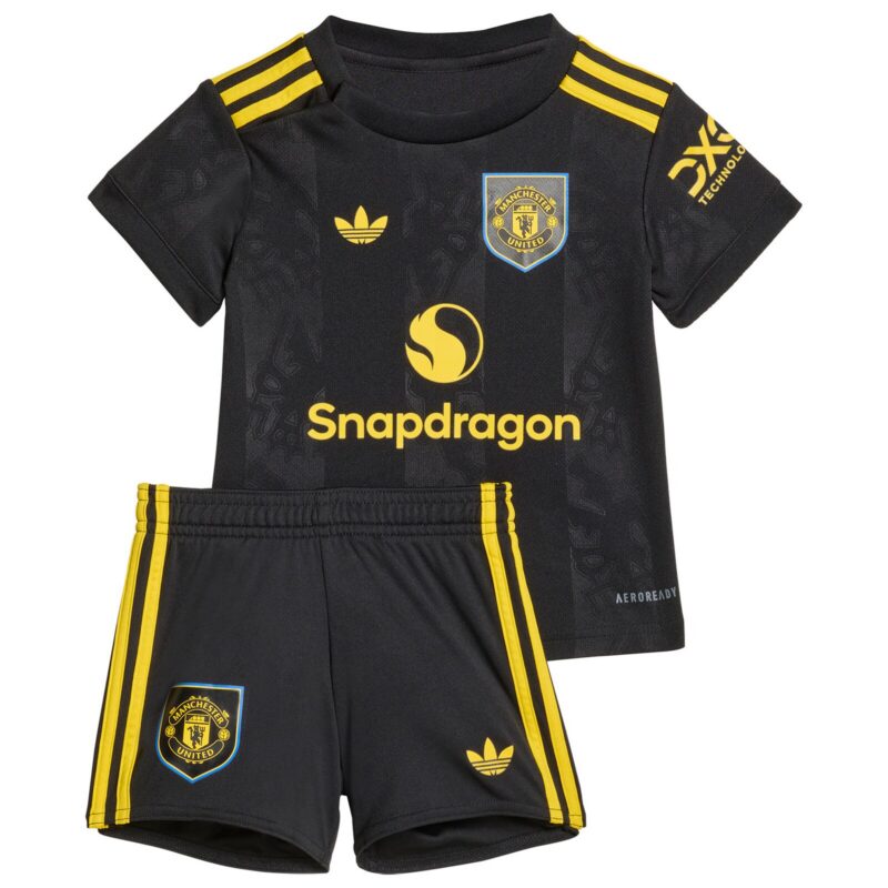 A2B image: manchester-united-adidas-third-babykit-2025-26-with-sesko-30-printing Manchester United adidas Third Babykit 2025-26 with Šeško 30 printing
