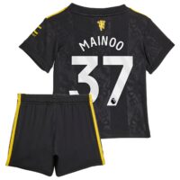Manchester United adidas Third Babykit 2025-26 with Mainoo 37 printing