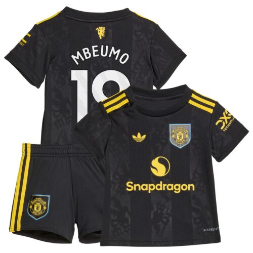 Manchester United adidas Third Babykit 2025-26 with Mbeumo 19 printing