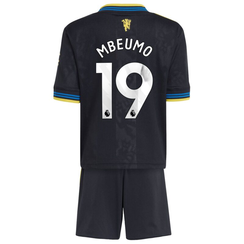 Manchester United adidas Third Minikit 2025-26 with Mbeumo 19 printing