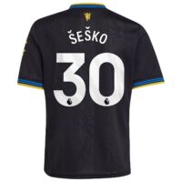 Manchester United adidas Third Shirt 2025-26 - Kids with Šeško 30 printing