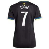 Manchester United adidas WSL Third Shirt 2025-26 - Womens with Toone 7 printing