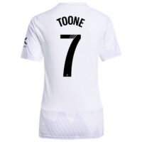 Manchester United WSL adidas Away Shirt 2025-26 - Womens with Toone 7 printing