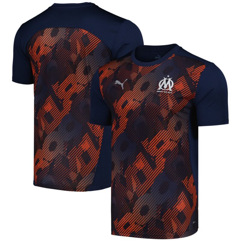 Olympique de Marseille Puma Pre Match Jersey - Navy