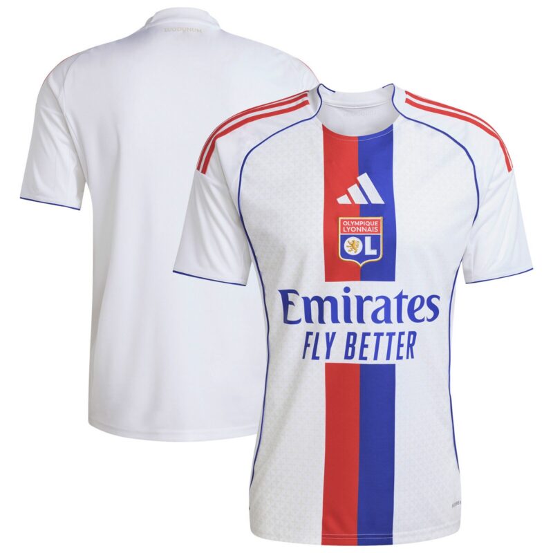 A2B image: olympique-lyon-adidas-home-shirt-2025-26 Olympique Lyon adidas Home Shirt 2025-26
