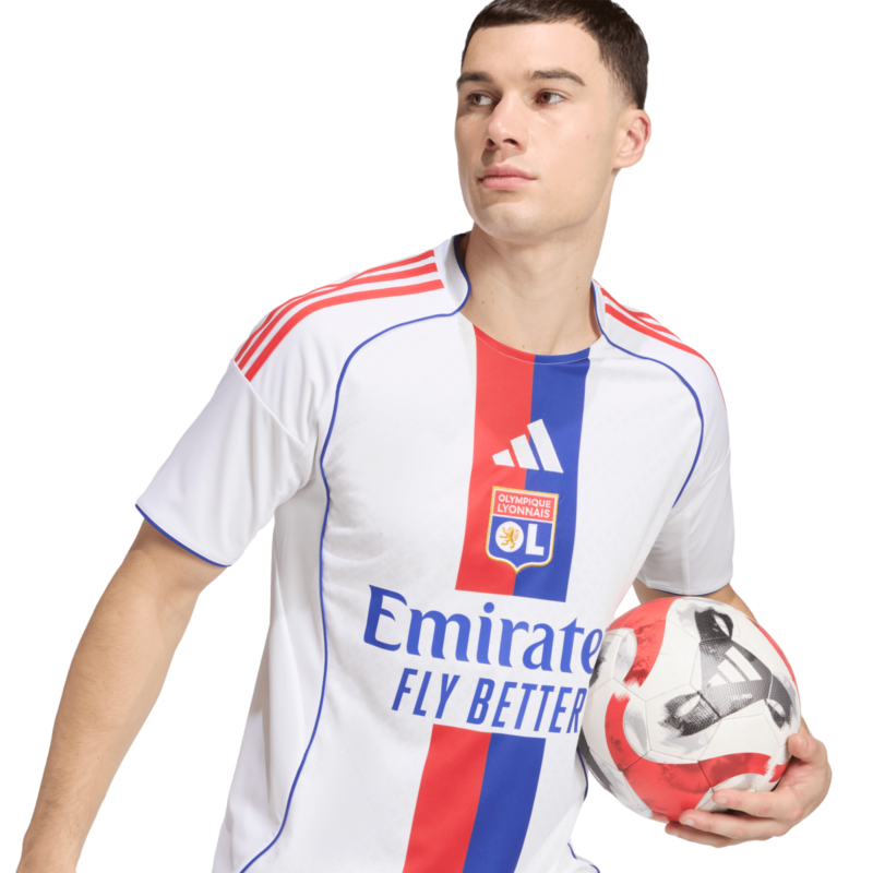 A2B image: olympique-lyon-adidas-home-shirt-2025-26 Olympique Lyon adidas Home Shirt 2025-26