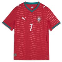 A2B image: portugal-puma-home-shirt-2026-kids-ronaldo-7 Portugal PUMA Home Shirt 2026 - Kids - Ronaldo #7