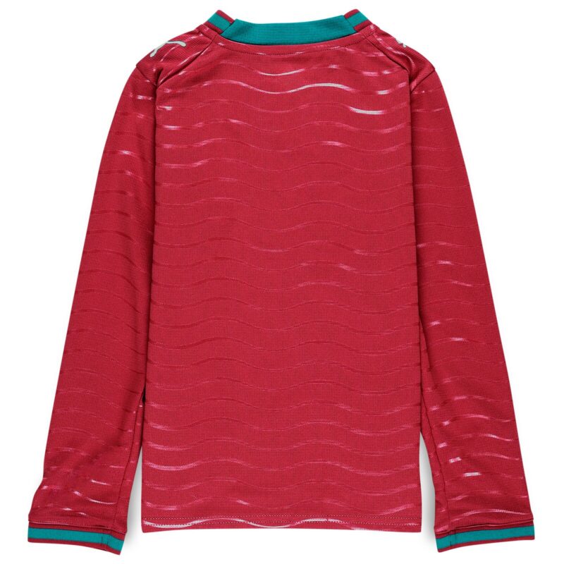 A2B image: portugal-puma-home-shirt-2026-long-sleeve-kids Portugal PUMA Home Shirt 2026 - Long Sleeve - Kids