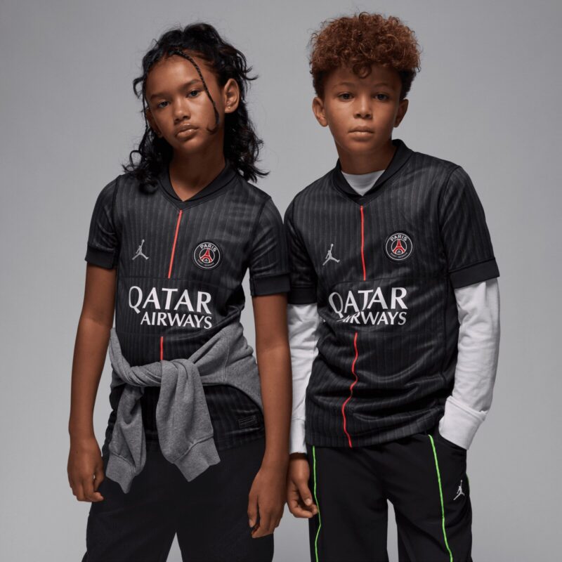 A2B image: psg-jordan-fourth-stadium-shirt-2025-26-kids PSG Jordan Fourth Stadium Shirt 2025-26 - Kids