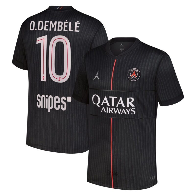 A2B image: psg-jordan-fourth-stadium-shirt-2025-26-with-o-dembele-10-printing PSG Jordan Fourth Stadium Shirt 2025-26 with O.Dembélé 10 printing
