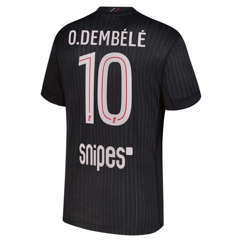 A2B image: psg-jordan-fourth-stadium-shirt-2025-26-with-o-dembele-10-printing PSG Jordan Fourth Stadium Shirt 2025-26 with O.Dembélé 10 printing