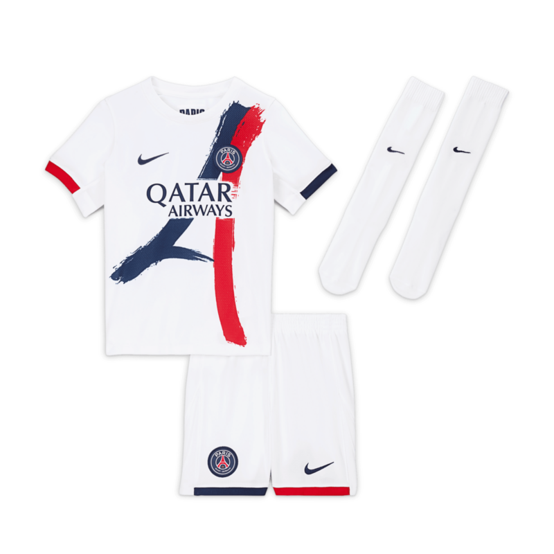 PSG Nike Away Stadium Kit 2025-26 - Little Kids