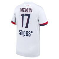 A2B image: psg-nike-away-stadium-shirt-2025-26-kids-with-vitinha-17-printing PSG Nike Away Stadium Shirt 2025-26 - Kids with Vitinha 17 printing