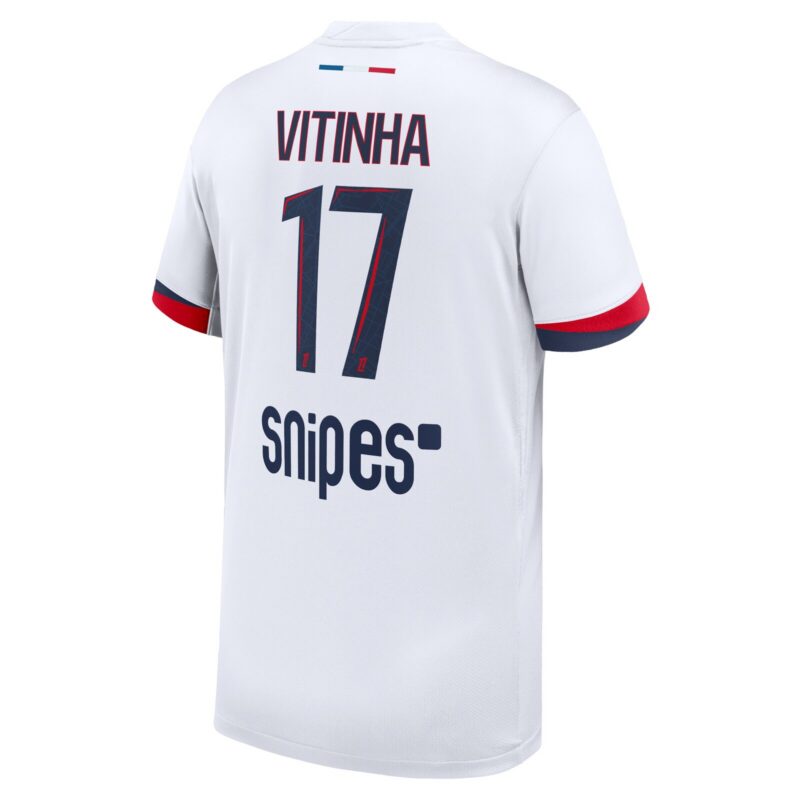 A2B image: psg-nike-away-stadium-shirt-2025-26-kids-with-vitinha-17-printing PSG Nike Away Stadium Shirt 2025-26 - Kids with Vitinha 17 printing