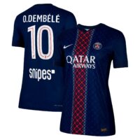 PSG Nike Dri-FIT ADV Home Match Shirt 2025-26 - Womens with O. Dembélé 10 printing